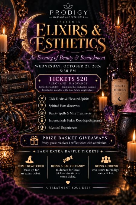 Carson City Events, An evening of Beauty & Bewitchment at Prodigy Massage & Wellness