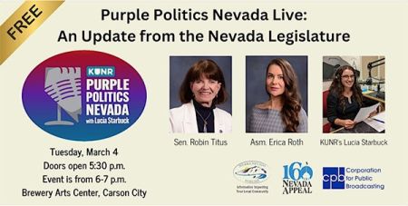 Sierra Nevada Forums, Purple Politics Nevada Live: An Update from the Nevada Legislature