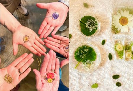 Wandering Wyld, Floral Resin Jewelry Workshop with Sonshine Arts