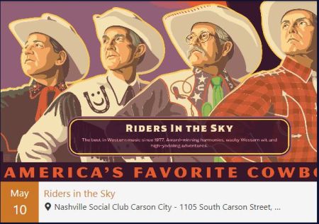 Nashville Social Club, Riders in the Sky