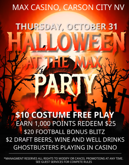 Max Casino, Max Casino Haunted Halloween Bash