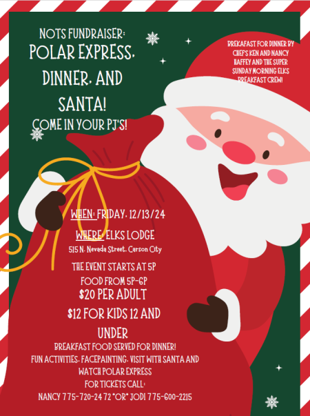 Carson City Events, NOTS Fundraiser: Polar Express