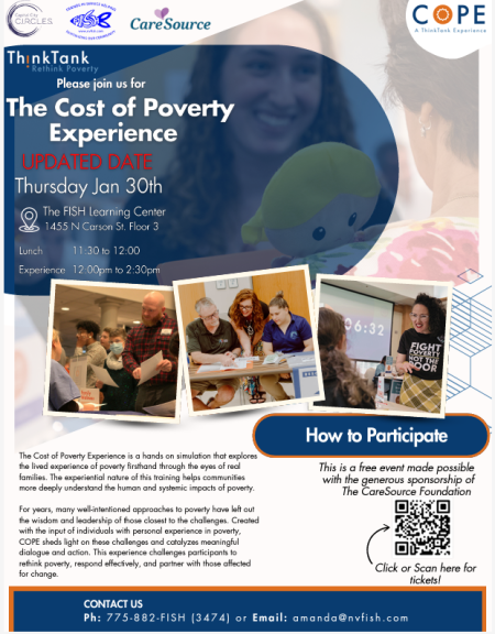 Friends In Service Helping, Cost of Poverty Experience