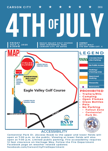 Carson City Events, Fireworks in Carson City