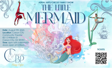 Carson City Events, The Little Mermaid, an aerial arts and circus show