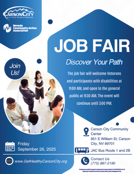 Carson City Events, Job Fair