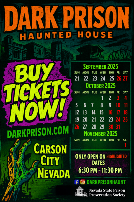 Nevada State Prison Preservation Society, Dark Prison Haunted House