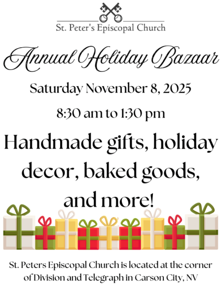 Carson City Events, St. Peter’s Annual Holiday Bazaar