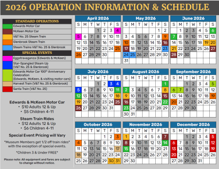 Nevada State Railroad Museum, Train Rides at the Nevada State Railroad Museum