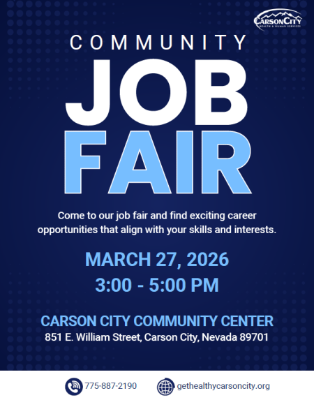 Carson City Events, Spring Community Job Fair