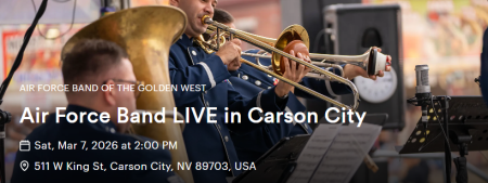 Brewery Arts Center, Air Force Band LIVE