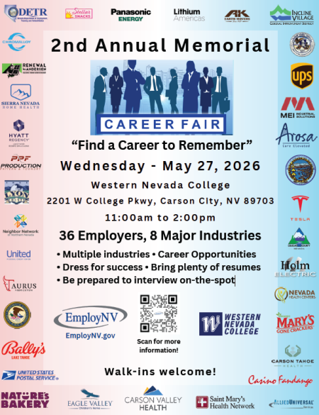 EmployNV Career Hub, 2nd Annual Memorial Career Fair