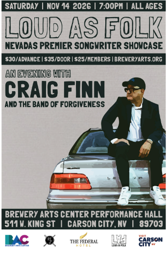 Brewery Arts Center, Loud As Folk & The Holland Project Present: An Evening with Craig Finn & the Band of Forgiveness