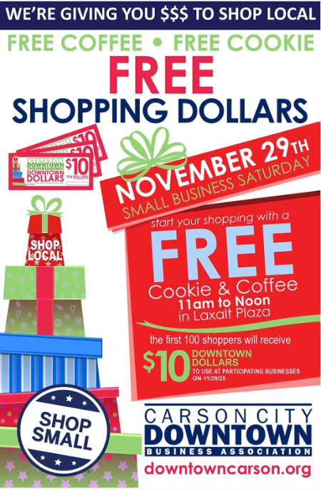Carson City Downtown Business Association, Small Business Saturday