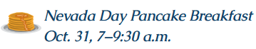 Nevada Day Inc., Nevada Day Pancake Breakfast
