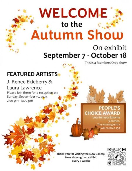 Nevada Artists Association, Autumn Show ft. Artists Laura Lawrence & J. Renee Ekleberry