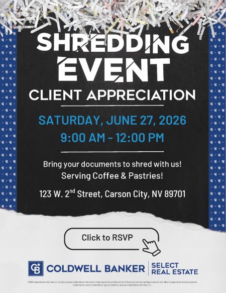 Carson City Events, Client Appreciation Free Shred Event @ Coldwell Banker Select