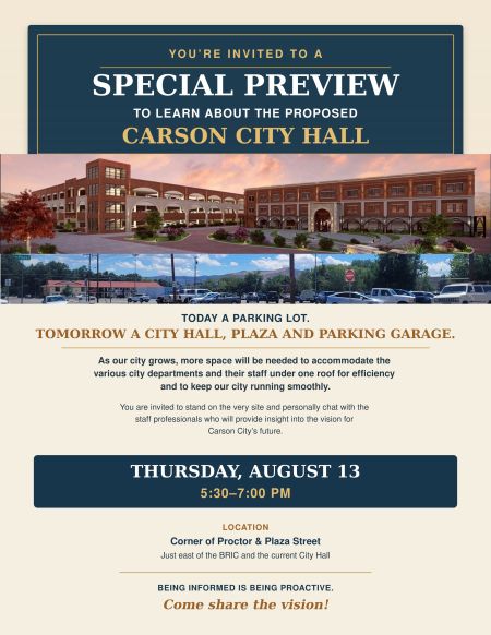 Carson City Chamber of Commerce, Special Preview - Carson City Hall