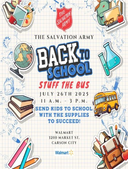 Salvation Army Church, "Stuff the Bus" Back to School Drive