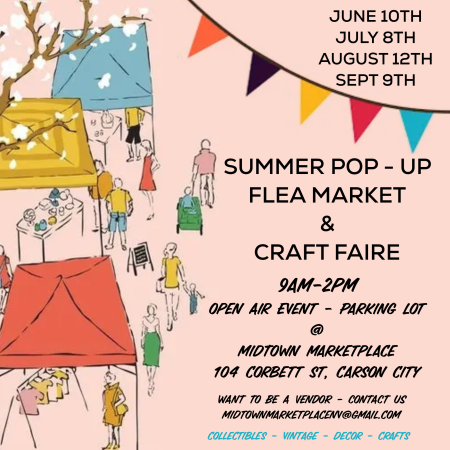 MidTown Marketplace, Pop-up Summer Flea Markets & Craft Faire