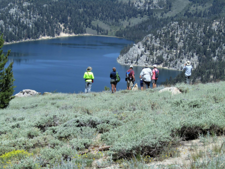 Muscle Powered, Muscle Powered Last Saturday Hike, July 27 at Tahoe Rim Trail to Snow Valley Peak