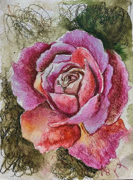 Wandering Wyld, Watercolor Roses Workshop with Astrid Carolina