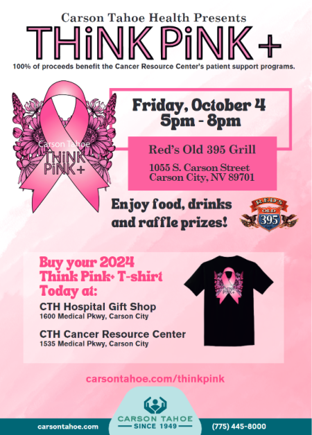 Carson Tahoe Health, Think Pink+