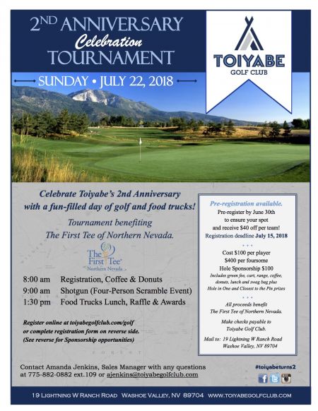 Toiyabe Golf Club, 2nd Anniversary Celebration Tournament