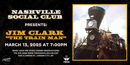 Nashville Social Club, Jim “The Train Man” Clark: Music, Movies & Trains!