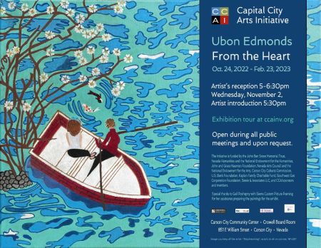 Capital City Arts Initiative, Ubon Edmonds: From The Heart Exhibition