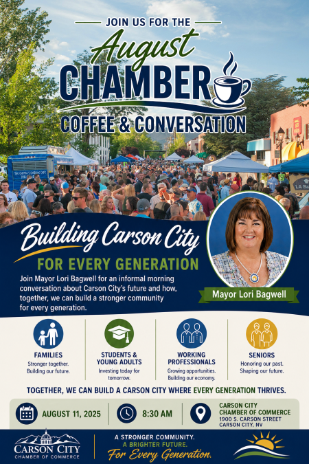 Carson City Chamber of Commerce, Coffee & Conversation with Mayor Bagwell