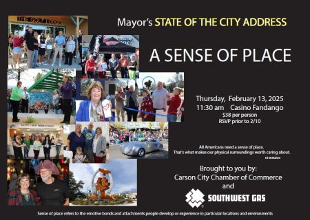 Carson City Chamber of Commerce, Mayor's State of the City Address