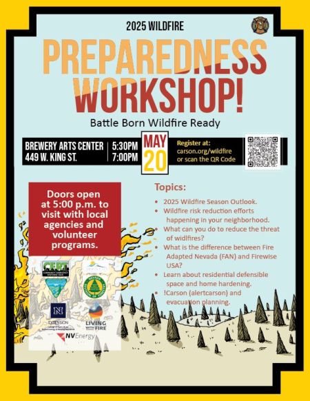Carson City Government, 3rd Annual Wildfire Education & Preparedness Workshop