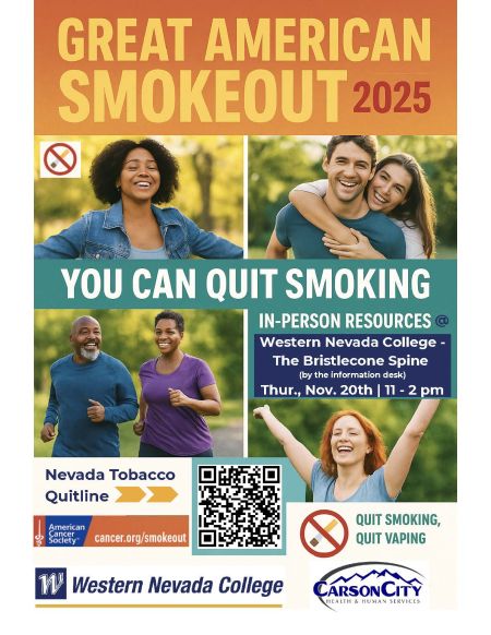 Western Nevada College, Great American Smokeout 2025