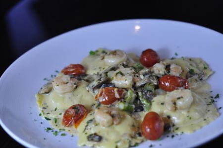 Khristopher's Ristorante & Bar Carson City, Gambero Con Langostino Ravioli