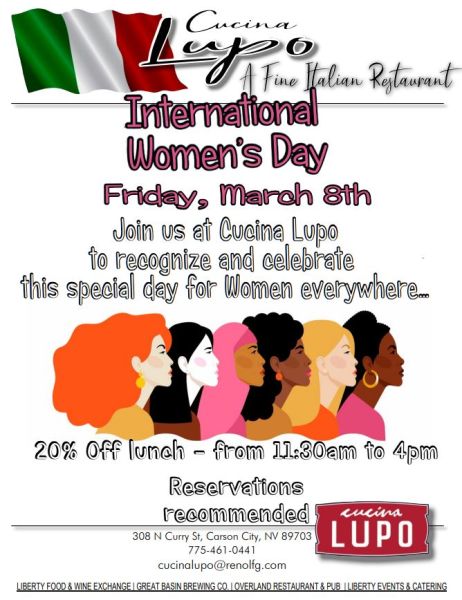 International Women's Day, Cucina Lupo